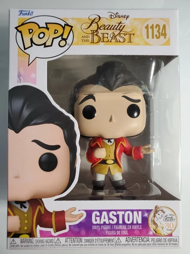 Funko Pop Disney 30th Anniversary Beauty And The Beast Gaston #1134 Vinyl Figure