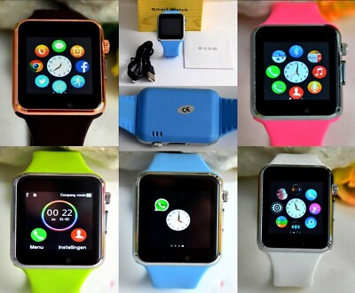 Armband- Uhr Smart Watch Handy Uhr Bluetooth für Android und IOS Neu 1 Stück