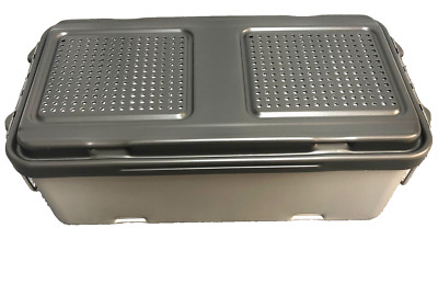 V. Mueller Genesis CD3-7B Full Length Sterilization Container w/ Basket 23x12x7''