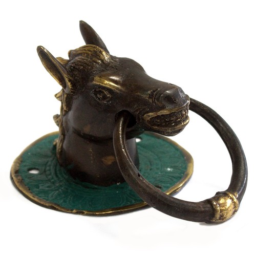 Brass Animal Head Door Knocker - Beater Ring - Picture 17 of 21
