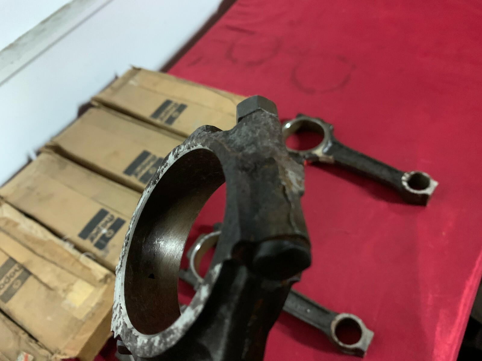 NOS 5979 DODGE / PLYMOUTH 440 426 CONNECTING RODS LY 1851535 MOPAR
