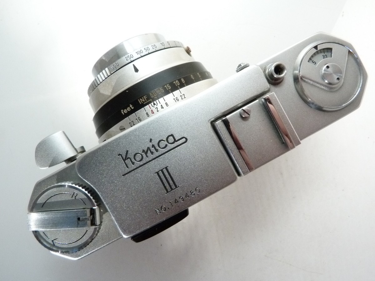 VINTAGE Konica III Hexanon 48mm f/2 Rangefinder camera.READ VINTAGE Konica III Hexanon 48mm f/2 Rangefinder camera.READ