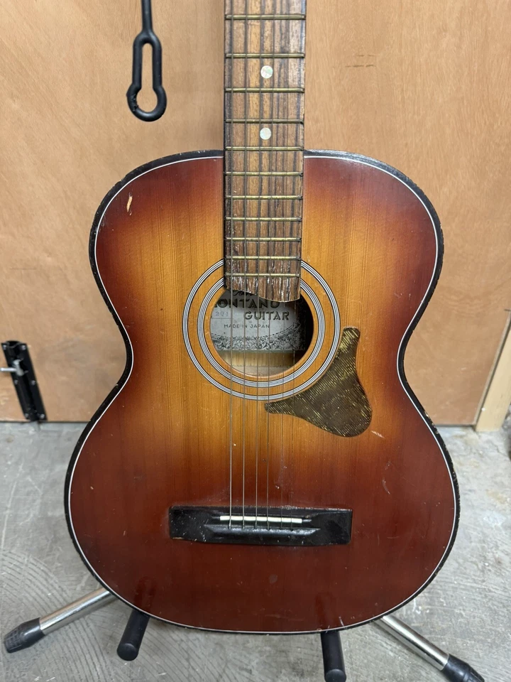 Classical Acoustic Guitar Montano by Takamine No.201  Folk Japan Made #370 - Image 2 of 4