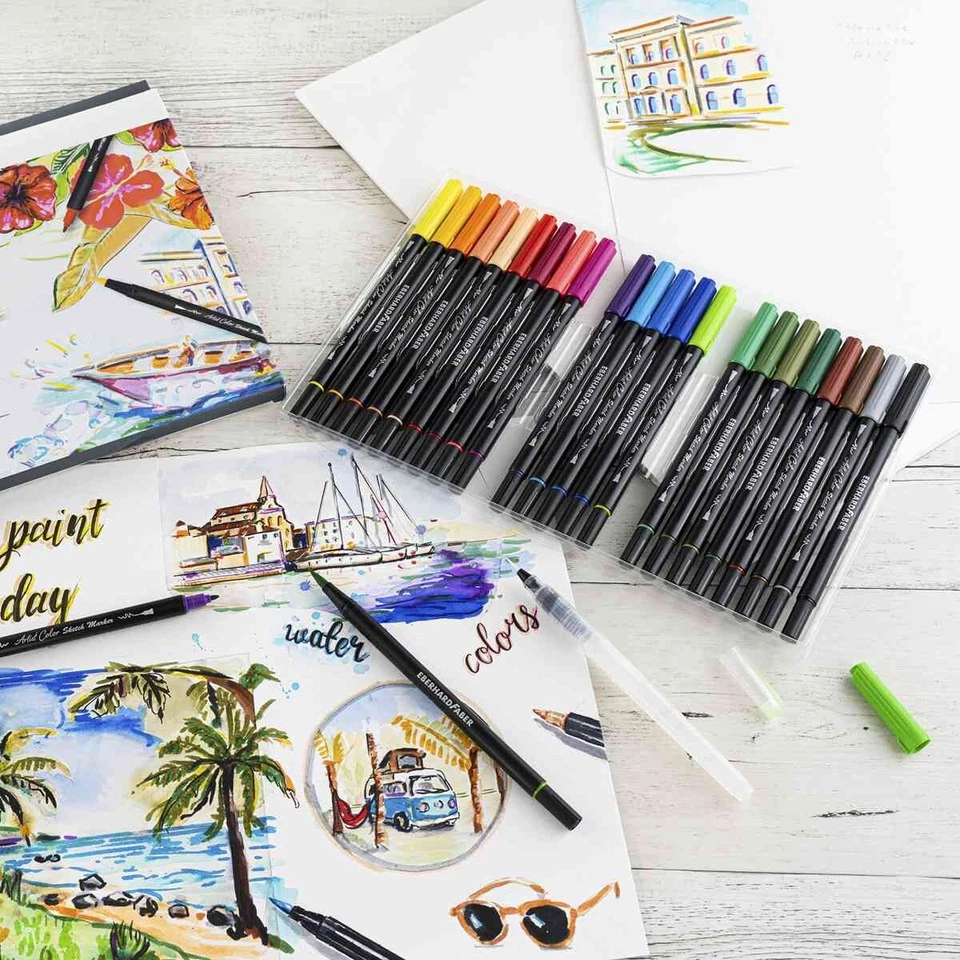 EBERHARD FABER Sketch Marker | Pinselmaler Artist Color 24 Farben - Bild 4 von 4