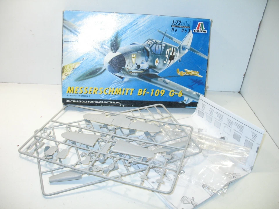 Italeri, Modellino Aereo Militare Messerschmitt Bf 109 Scala 1:72 - Immagine 2 di 2