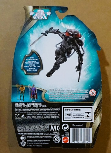 Figura básica Mattel Aquaman Movie Black Manta 6" - Imagen 2 de 3