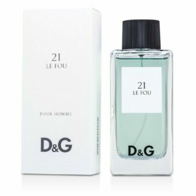 香水(男性用) D&G 21 LE FOU 100ml Dolce & Gabbana Le Fou 21 Eau De Toilette Spray 100ml/3.3oz Mens