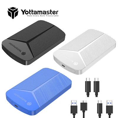 Yottamaster Festplattengehäuse 2,5" USB 3.0 Gehäuse für 7/ 9,5 mm 2,5" SATA HDD