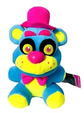 NWT Funko Five Nights At Freddy’s Neon Blacklight Freddy Plush Authentic 2017