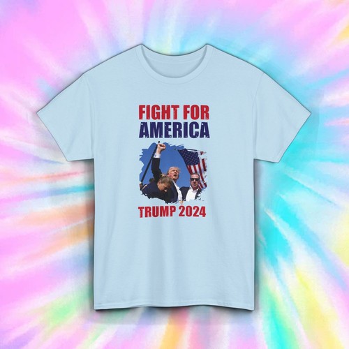 Fight for America Trump 2024 T-Shirt | Patriotic Tee | S-5XL - 第 6/6 張圖片
