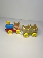 Melissa  Doug Winnie The Pooh All Aboard Wooden Train Set Replacement 2 Cars