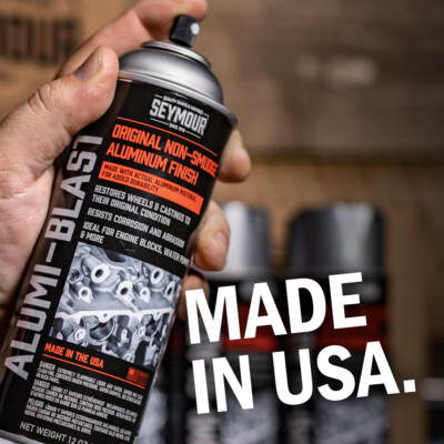 SEYMOUR Alumi-Blast w/Aluminum Paste Aerosol Spray Paint 12oz can US-made 16055