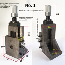 Cylindrical Scale Vertical Dovetail Slot W Slide Table L-type Lifting Slide No.1