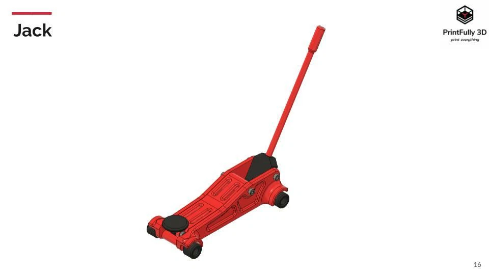 PrintFully3D 1/10 Escala Jack Impreso en 3D Crawler Accesorios Prueba Foto 4 de 4