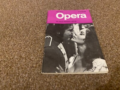 OPERENMAGAZIN 1970 JUL ANN HOWARD & DAVID HUGHES. SIR DAVID WEBSTER