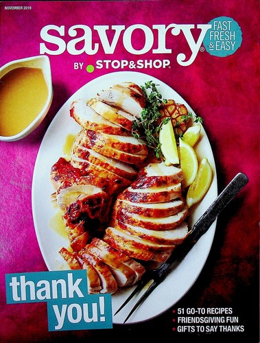 Savory November 2019 Thank You 51 Go To Recipes (Thanksgiving) (Magazine:  Cook | Ebay
