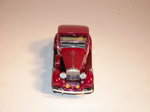1938 ROLLS-ROYCE PHANTOM III GRANATE DANBURY MINT 1:24 FUNDICIÓN A PRESIÓN CON CAJA - Imagen 9 de 10