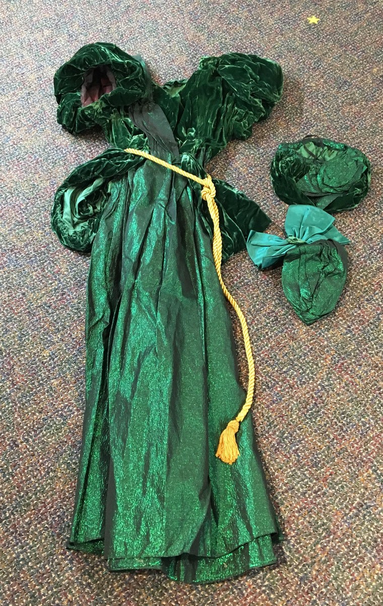 Gone With The Wind Scarlett O Hara inspired by Adult Costume Hand Made Size  Medi | eBay