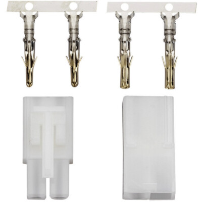 Modelcraft 208281 Akku Stecker, Akku Buchse Tamiya vergoldet 1 Paar