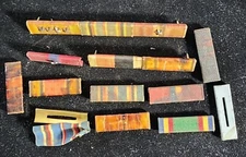 Vintage WWII Battle Ribbon Lot As Show In photos. Our T8014