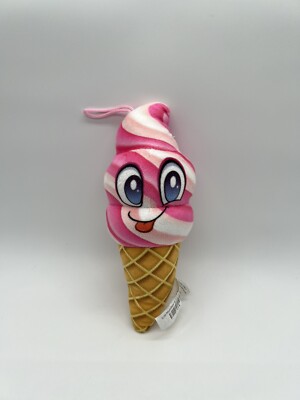 Classic Toy Co Ice Cream Cone plush 9.5 