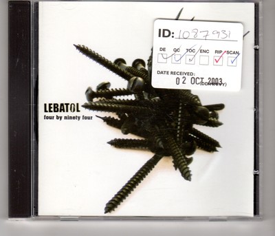 (HH718) Lebatol, Four By Ninety Four - 2003 CD