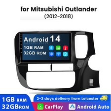 Carplay For Mitsubishi Outlander 2012-2018 Android 14 Car Radio GPS SAT WiFI SWC