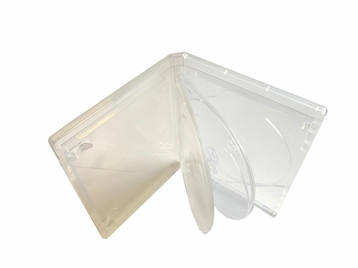 New Clear MegaDisc 5-Disc Blu-ray Replacement Case - 15mm, Holds 5 Discs With 5 Trays, Multi-Disc Box 2 thumbnail image