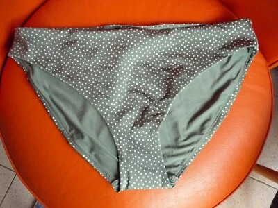 BAS DE MAILLOT DE BAIN 2 PIECES vert/blanc - NEUF avec étiquettes - Photo 1/4