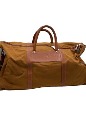 IL BISONTE Boston bag shoulder Camel plain Used