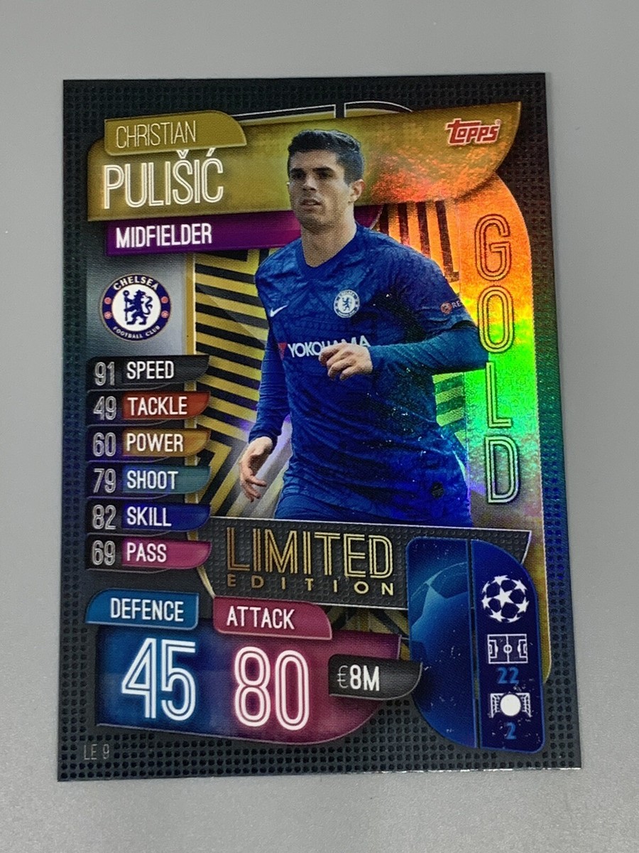 Christian Pulisic 2019-20 Topps Match Attax Champions League