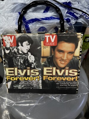 elvis presley cigarette case New Elvis Presley Fabric Coated Wooden Cigar Box Purse with Handle by  Ashley M