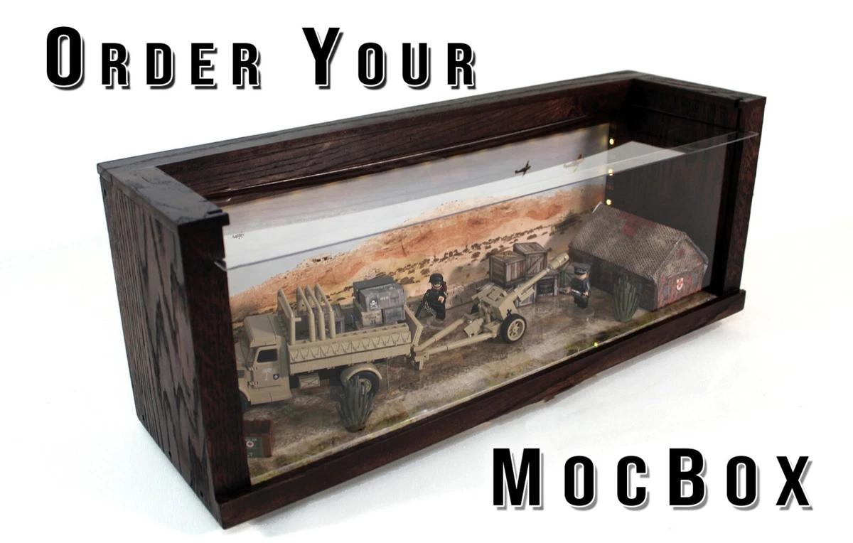 Display Case for Legos and Models Large Solid Wood Display Cases