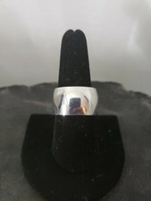 Vintage Sterling 13mm Band Size 10 9.3 grams
