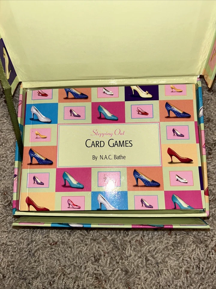 New Card Games by N.A.C Bathe Gift Box Book + 2 decks 36 Card Games New & Sealed - Image 2 of 4