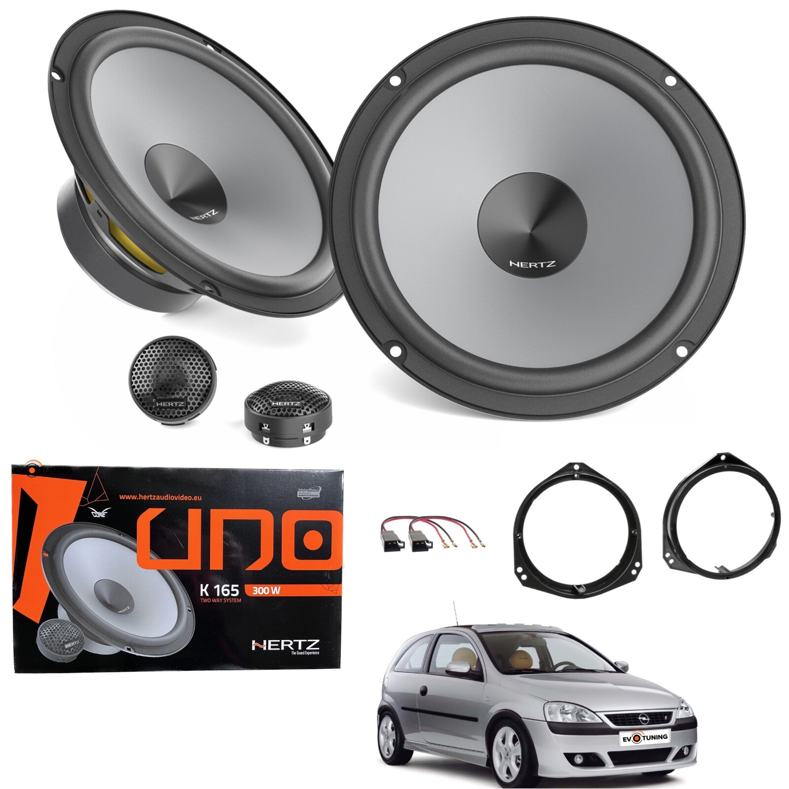 Casse Hertz K165 per Opel Corsa C: Goditi ogni Viaggio con Audio Hi-Fi