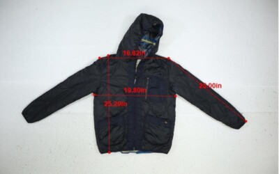 Alpha x Lee Storm Riders Quilted Full Zip Hooded Reversible Jacket