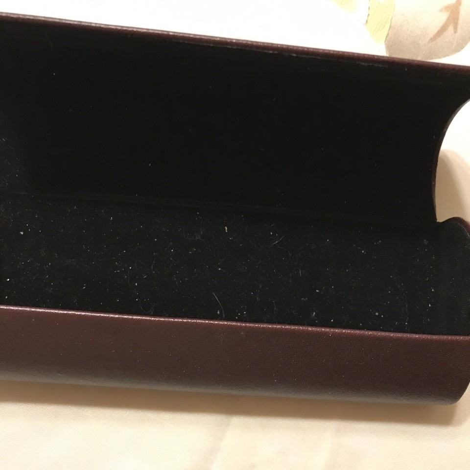 Vintage Etienne Aigner Burgundy Hard Eyeglass Case eBay