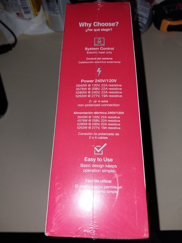 honeywell non-programmable electric heat thermostat NEW UNOPENED - Picture 7 of 9