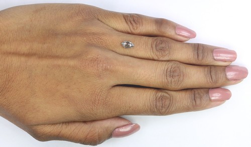 Diamante natural suelto corte marquesa 0,54 quilates 7,80 mm sal y pimienta diamante QL348 - Imagen 7 de 8