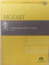 Eulenburg8 audio  score Mozart Symphony No.40 K550