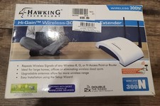 Hawking Technology Hi-Gain Wireless-300N Range Extender HWREN1 Wi-Fi Extenter
