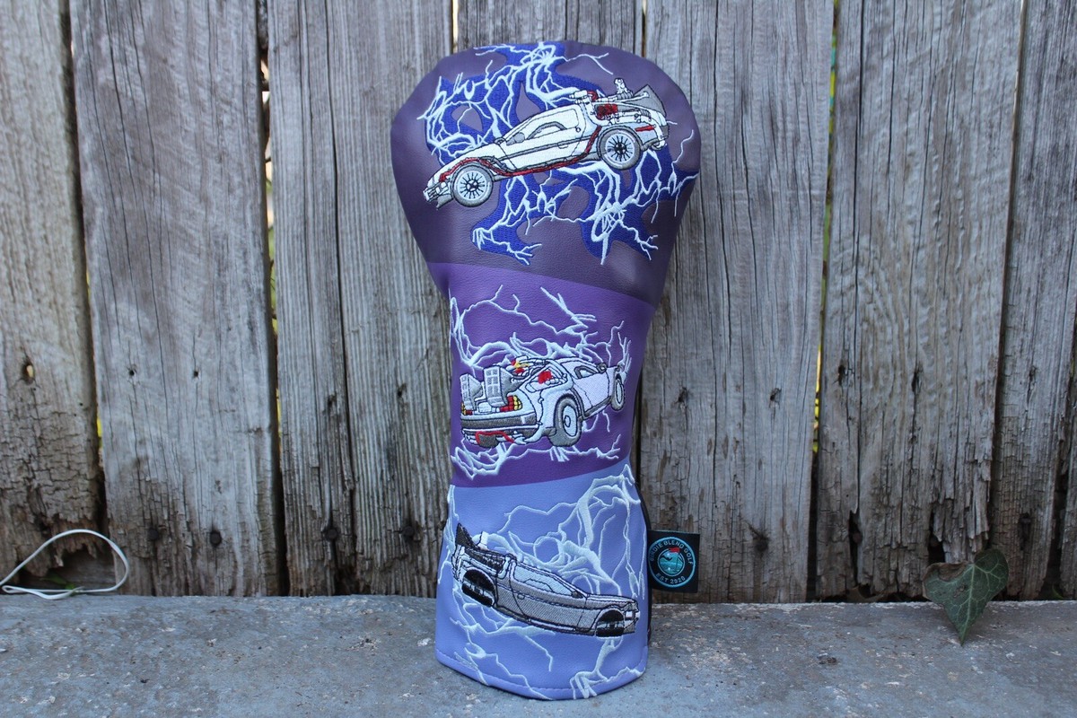 Driver Headcover Retour Vers Le Futur - Housse De Driver Cuir - Golf - NEUF