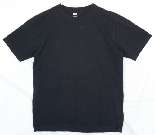 Uniqlo Paket 3 normale Baumwoll T-Shirts schwarz/orange/lila Herren Größe M - Bild 2 von 9