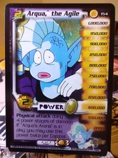 DBZ CCG DRAGON BALL Z ARQUA THE AGILE LV2 #154 RARE FOIL WORLD GAMES NM/MINT