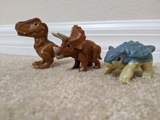 Jurassic Park World Camp Cretaceous 2020 Lot Of 3 McDonalds Dinosaurs Happy Meal