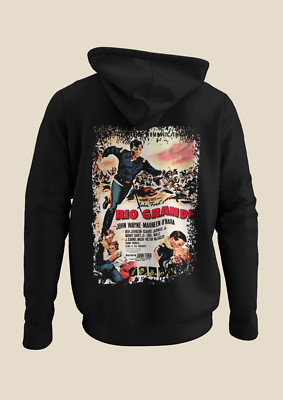Rio Grande - Movie Poster inspiriert Unisex schwarz Hoodie
