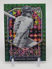 2021 Panini Mosaic Vintage Green Prizm Parallel -  GARY CARTER New York Mets #V3