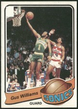 Gus Williams 1979-80 Topps #27 Seattle SuperSonics