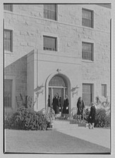 New London Connecticut Jane Addams Connecticut College West Entrance 1939